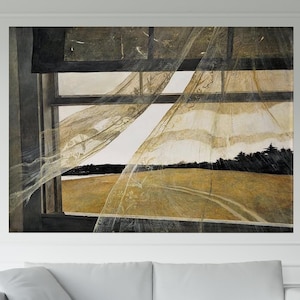 Andrew Wyeth &#39;Wind from the Sea&#39; Canvas Print: Coastal Landscape Art