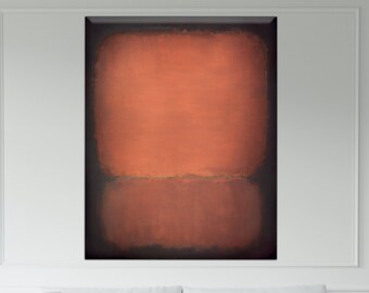 Mark Rothko nr 10, wydruk na płótnie: Abstrakcyjna ekspresjonistyczna sztuka nowoczesna