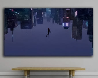 Spider-Man: Into the Spider-Verse Canvas Poster - Kids Room Decor
