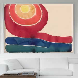 Georgia O&#39;Keeffe Evening Star Print: Modern Canvas Art, Reproduction Art