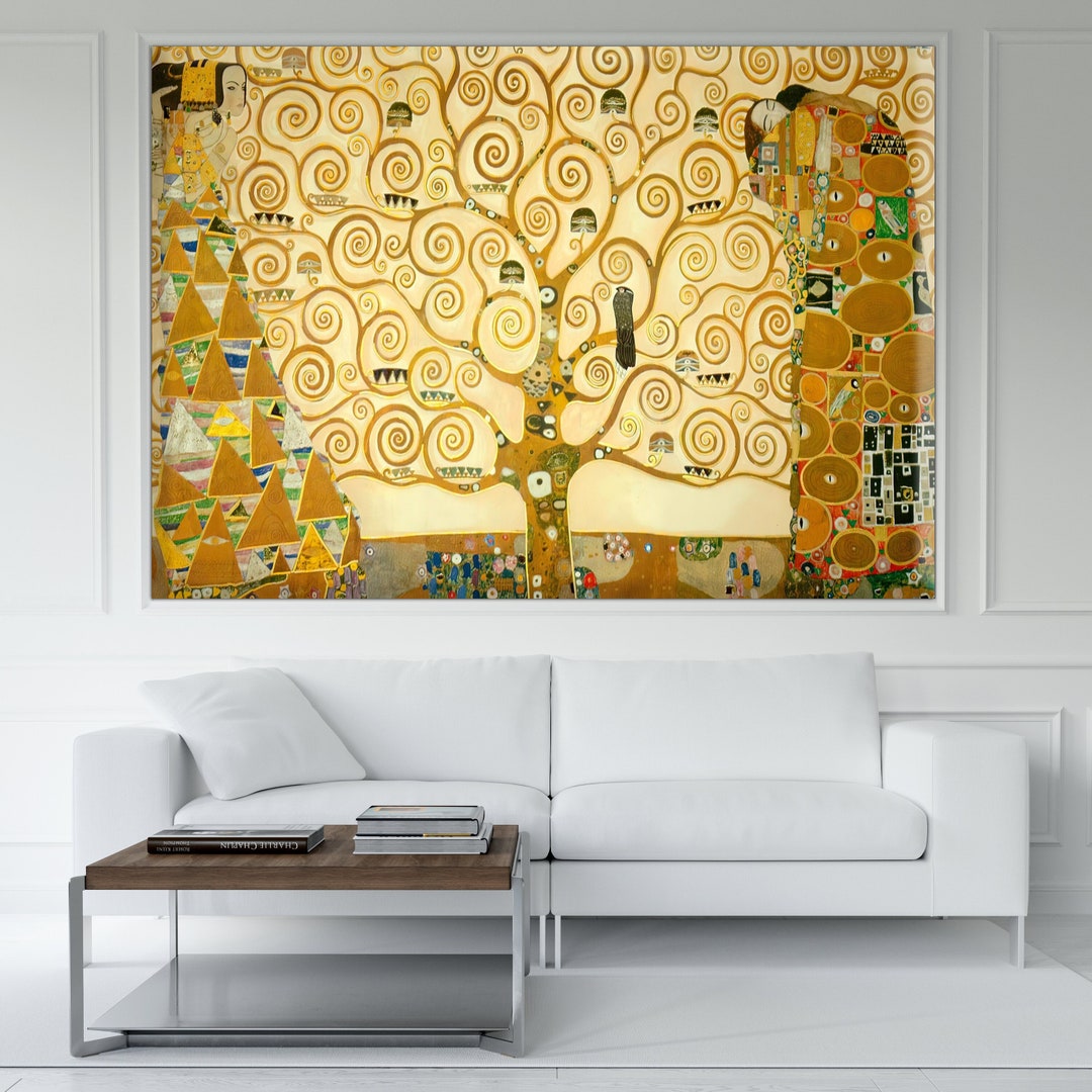 Gustav Klimt: the Tree of Life Canvas Wall Art Tree Life Art, Gustav ...