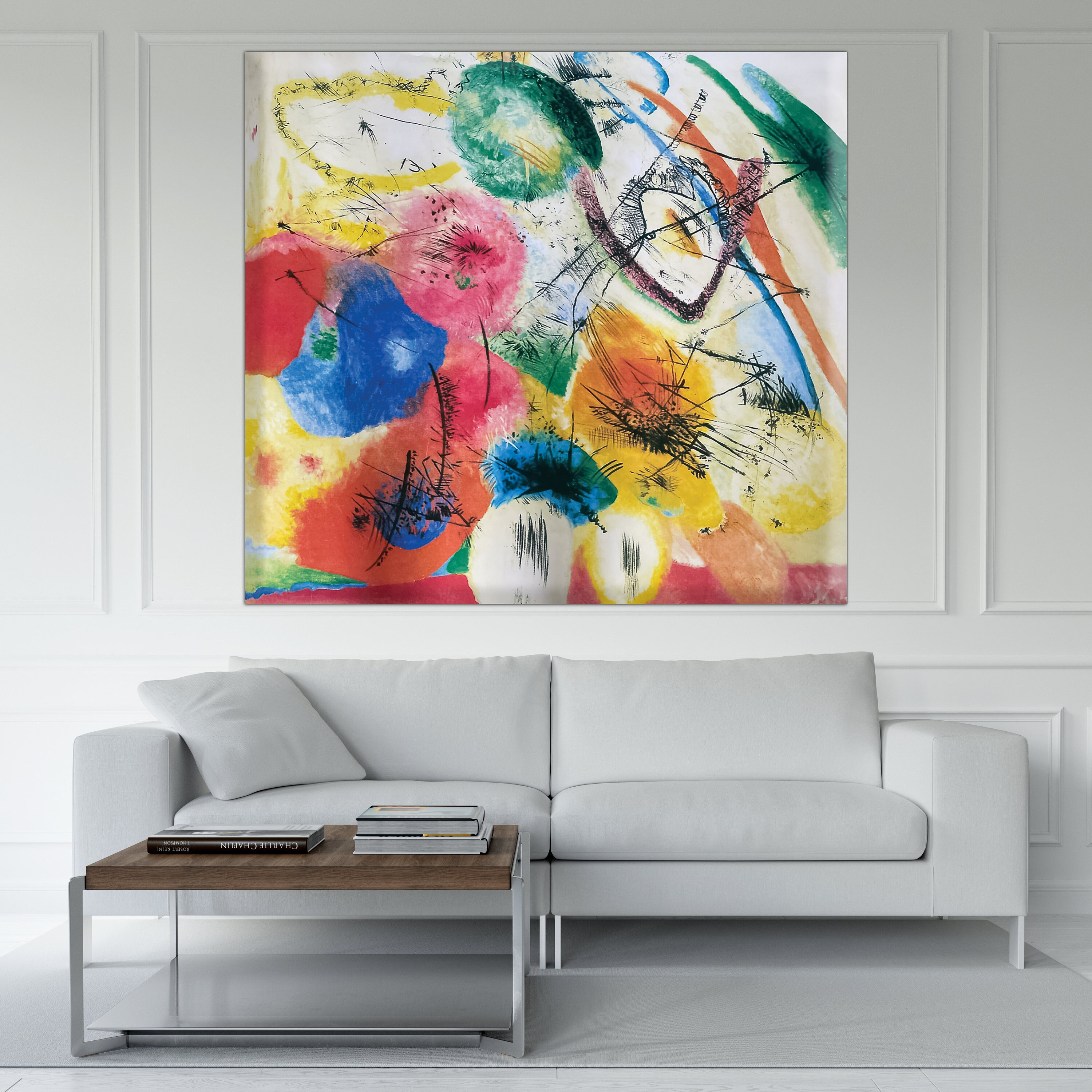 Wassily Kandinsky Black Lines Print: Modern Abstract Art - Etsy