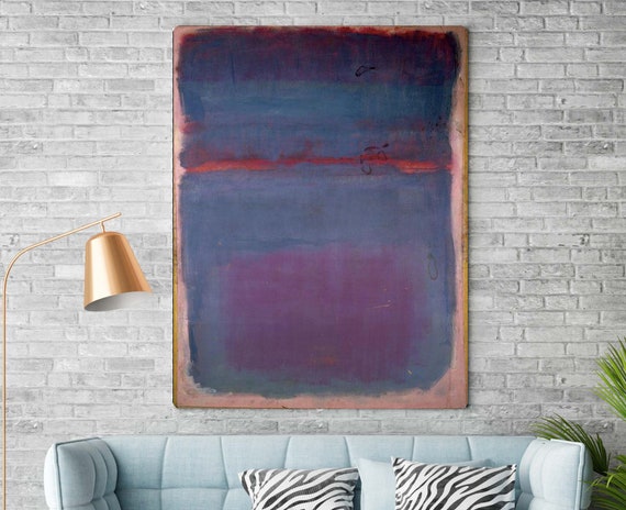 Mark Rothko Untitled Art Reproduction: Modern Canvas Print