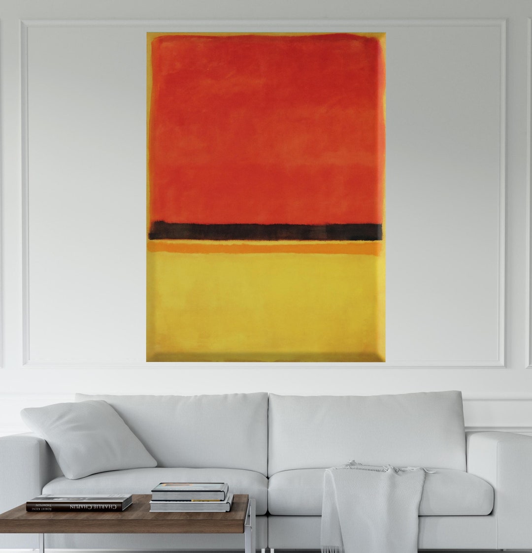 Mark Rothko Untitled, Mark Rothko Wall Art, Mark Rothko Canvas Print ...
