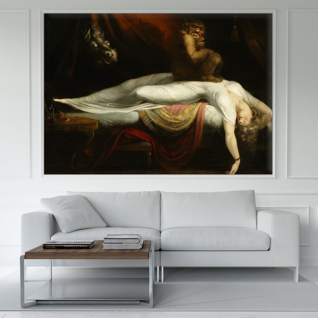 Henry Fuseli: the Nightmare, 1781, Henry Fuseli Canvas Wall Art Print ...