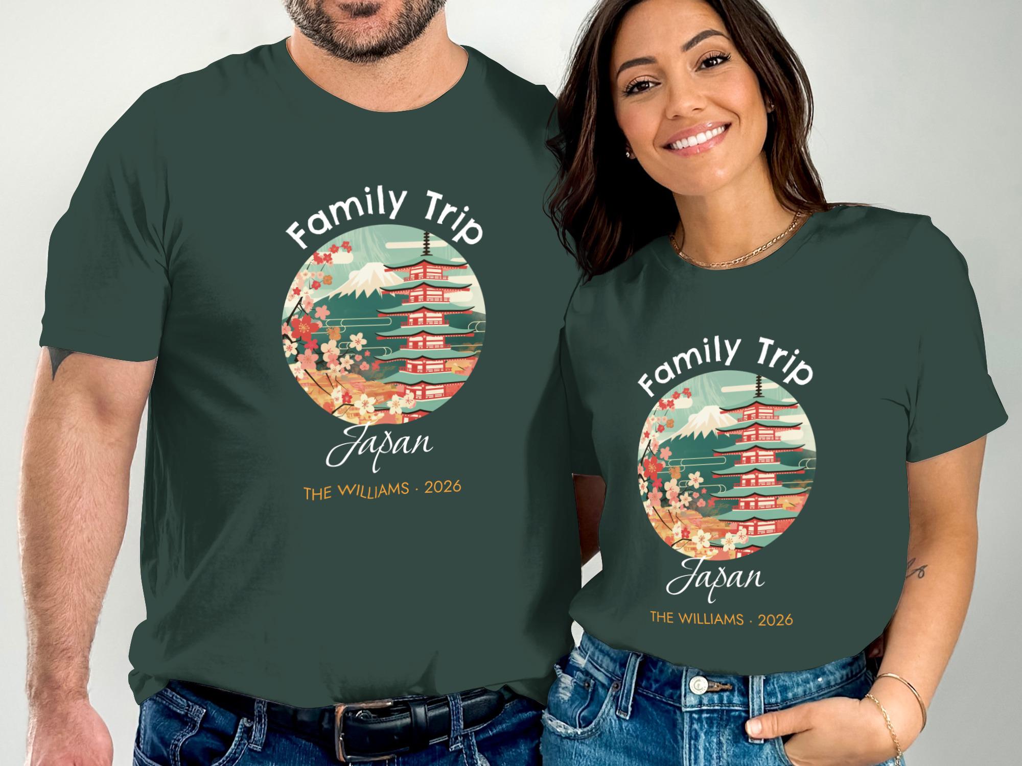 Custom Japan Family Trip T-shirt, Sweatshirt, Hoodie, Mount Fuji