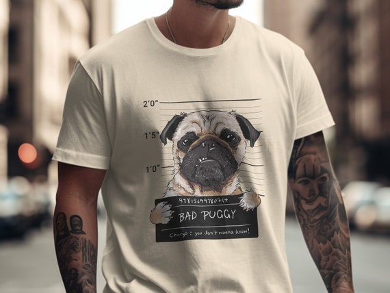 Crazy Pug T-Shirt For Women Loves Pugy Is Funny Gift Tshirt Crazy Pug T-Shirt For Women Loves Pugy Is Funny Gift Tshirt