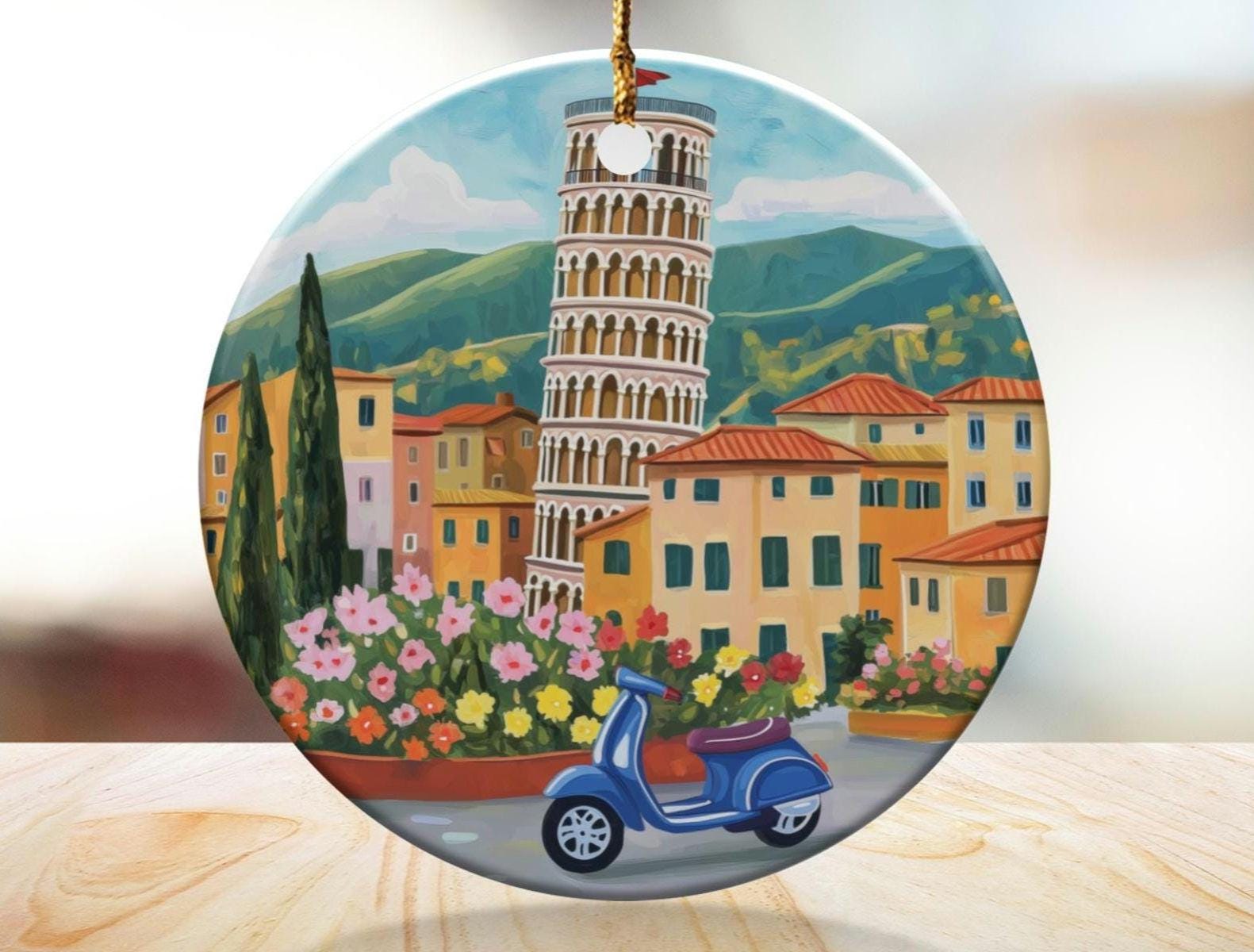ピサの斜塔のオーナメント、イタリアのピサの装飾、イタリアの都市景観