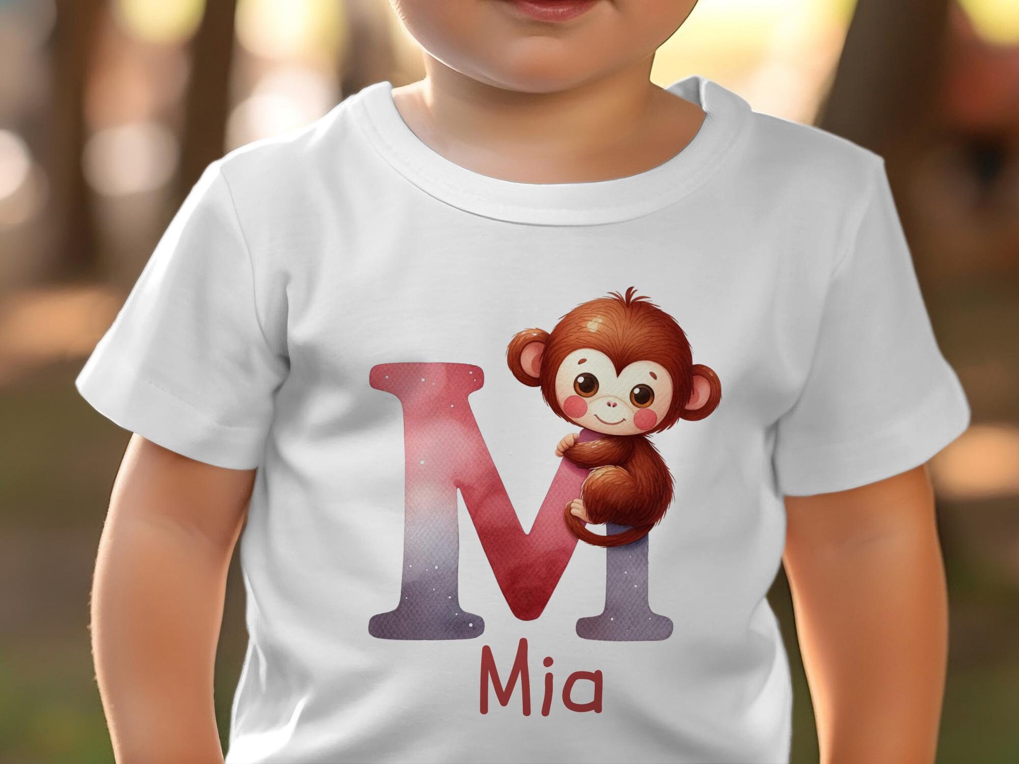 Monkey t shirts for toddlers outlet