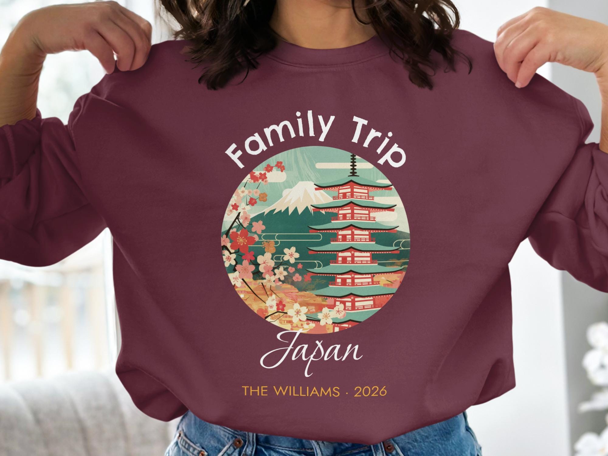 Custom Japan Family Trip T-shirt, Sweatshirt, Hoodie, Mount Fuji