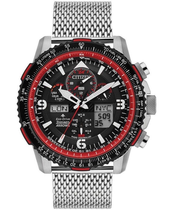 Citizen Gents RAF Red Arrows Steel Bracelet Dial Eco drive Watch Etsy