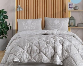 Comforter without cover plus pillowcase - Alone - cotton ticking