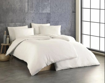 Decoware duvet cover Stone washed - cream - cotton