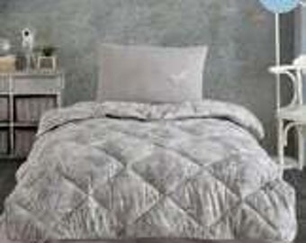 Comforter without cover plus pillowcase - Nature - cotton ticking