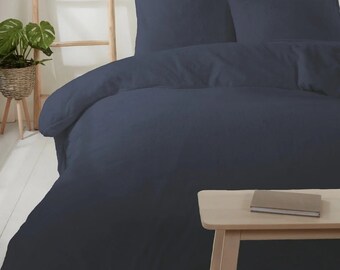 Decoware teddy fleece duvet cover - Navy