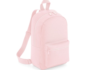 Mini Backpack, Mini Backpack for school, Casual Mini Backpack, Pastel Colour Backpacks, Plain Backpack, Soft Colour Backpack, Rucksack