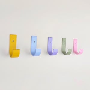 Colourful Steel J Hooks | Various Colours