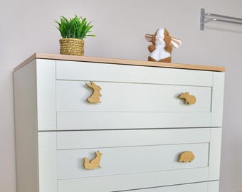 Woodland Animal Drawer Knobs | Kids Bedroom Decor