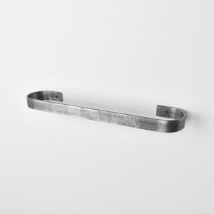 Pewter Metal Towel Rail – Luxury Industrial Towel Holder