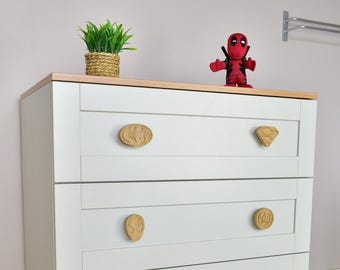 Superhero Drawer Knobs | Kids Bedroom Decor