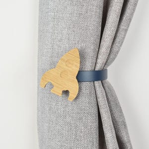 Space Curtain Tieback | Kids Bedroom Decor