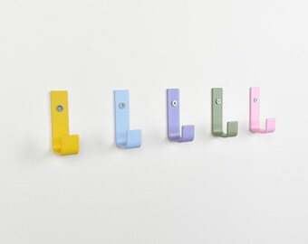 Ganchos de pared de acero de colores / Varios colores