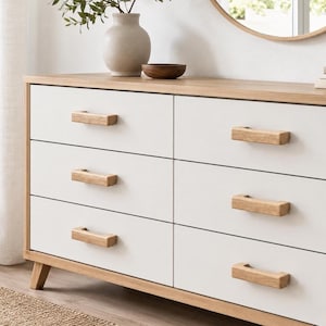 96 128 160 192 mm 96 128 160 192 mm Schrankgriffe aus Eichenholz - Schubladenknäufe aus Eiche - Küchenschrankgriffe - Schrankgriffe