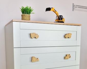 Construction Vehicle Drawer Knobs | Kids Bedroom Decor