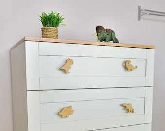 Pomelli per cassetti a forma di dinosauro / Decorazioni per la camera dei bambini