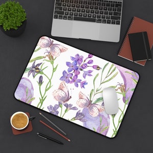 Deskmat, Cute desk mat, Desk mat aesthetic, Desk mat cute, Pastel desk mat, Floral desk mat, Desk mat, Aesthetic desk mat, desk mat pastel