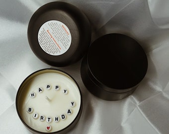 Hidden message | candle | personalized | Gift ideas