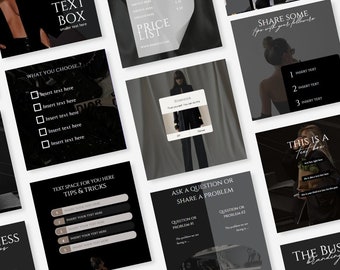 MODELLO IN CANVA Estetica di lusso per oltre 120 social media