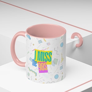 Tęsknię za kubkiem retro z lat 90., kubek nostalgii z lat 90., kubek do herbaty z retrospekcji, zabawny prezent z lat 90., estetyka Y2K, prezent dla niego lub dla niej