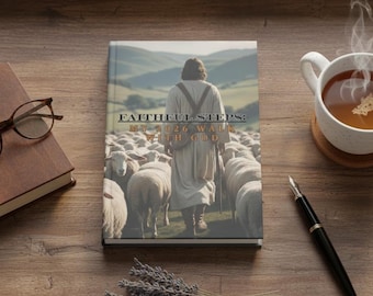 2026 Christian Planner, My Walk With God Journal, Bible Study Notebook, Faith Devotional Organizer, Religious Gift for Men and Women