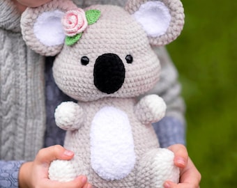 Crochet pattern Koala PDF English, German amigurumi
