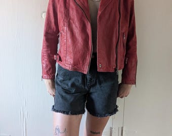 Vintage Levis Trucker Denim Jacket Burgundy Silver Tab Size XL - Etsy