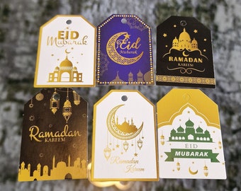 Eid Gift Tag, Eid Gift Bag, Eid Gift Label, Eid Card, Gold Eid Card, Eid 2024, Eid Present Tag, Foiled Eid Tag, Eid Gift, Eid Card 2024