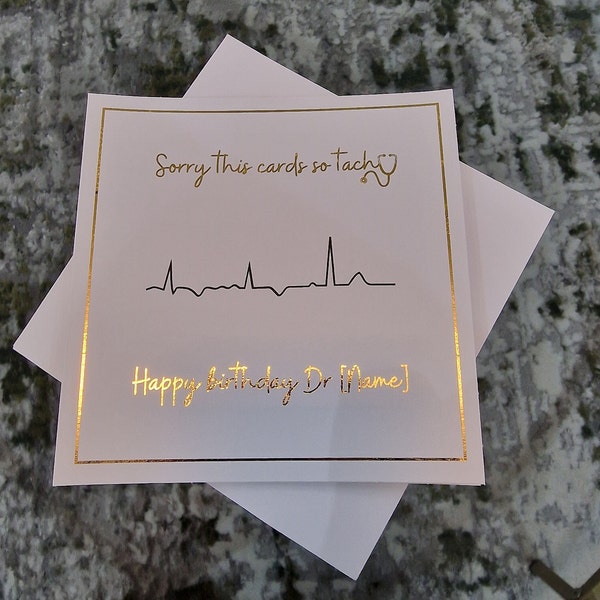 Doctor Birthday Card, Happy Birthday Doctor, Birthday Card for Doctor, Funny Doctor Card, Funny Doctor Birthday Card, Dr Birthday Card