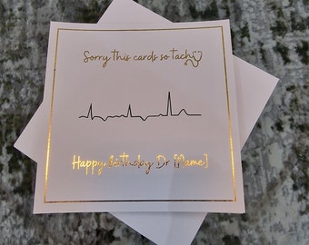 Doctor Birthday Card, Happy Birthday Doctor, Birthday Card for Doctor, Funny Doctor Card, Funny Doctor Birthday Card, Dr Birthday Card