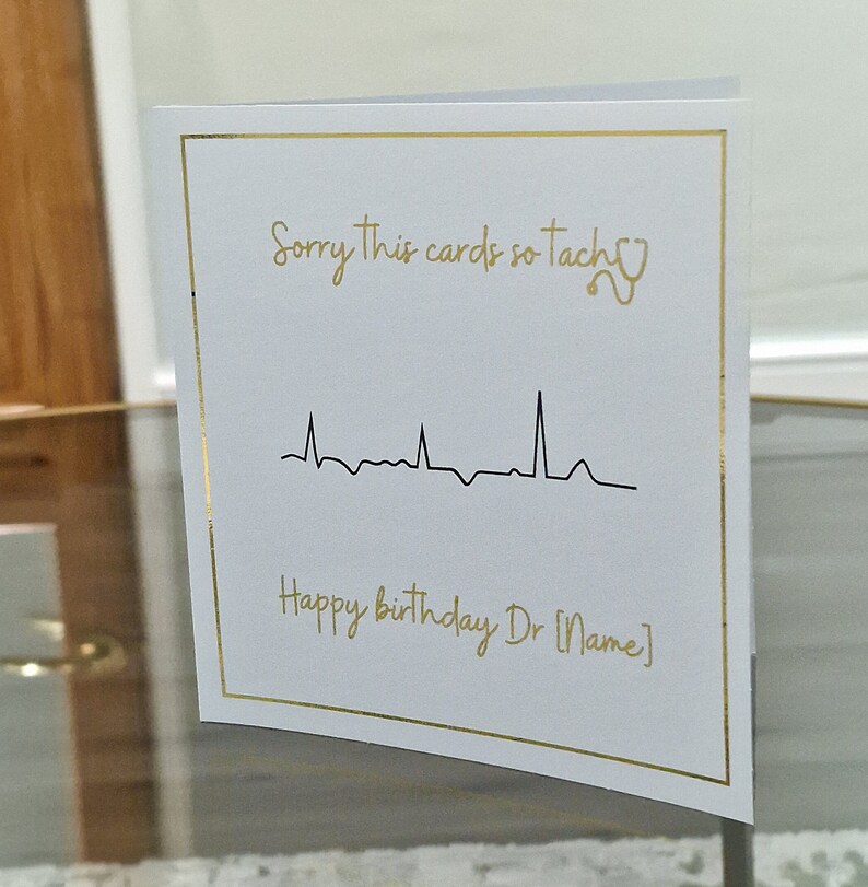 Doctor Birthday Card, Happy Birthday Doctor, Birthday Card for Doctor ...