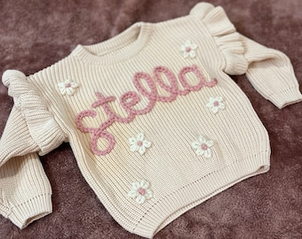 Personalized Embroidered Kids Sweaters