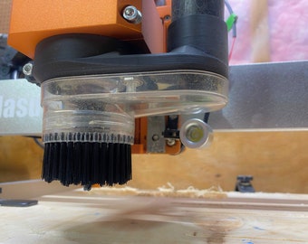 FoxAlien CNC Router Dust Shoe Adapter, Dust Collector for 65mm Trim Router, Adapter for FoxAlien 42mm Dust Shoe, FoxAlien Masuter Pro 4040