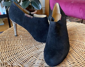 Coach Suede Ankle Boot Heels