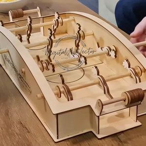 Laser Cut Pinball 3D Wooden Toy CDR DXF SVG Pdf Ai Vector File