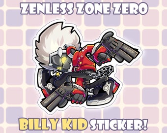 each-billy様オーダー Zenless Zone Zero BILLY KID Waterproof Vinyl Sticker! - Etsy