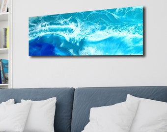 Tempered Glass Wall Art | Ocean Glass Wall Art | Panoramic Wall Art | Large Glass Wall Art | Home Decor | Extra Large Wall Art | Home Gift
