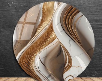 Tempered Glass Wall Art-Round Wall Art Gift-Circle Wall Art-Tempered Glass Art-Glass Wall Decor-Glass Printing-Round Wall Decor