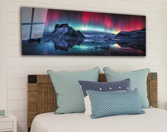 Gehärtetes Glas Wand Kunst-Panoramic Wand Kunst-Wand Dekor-Glas Druck-Extra Große Wand Kunst-Wandbehänge-Mega Size Panorama Wand Kunst