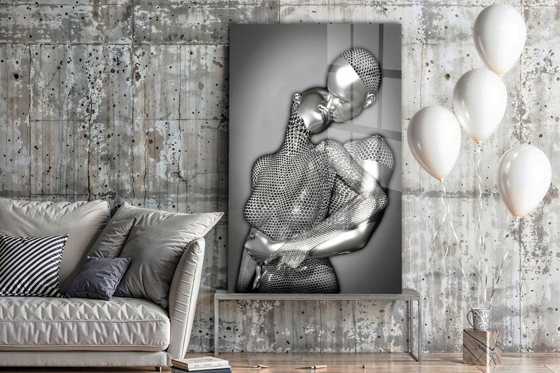 Tempered Glass Wall Art-Wall Decor-Home Decor-Glass Printing-Large Wall Art-Wall Hangings--Sculpture Wall Art Gift-Modern Sculpture Themed image 11