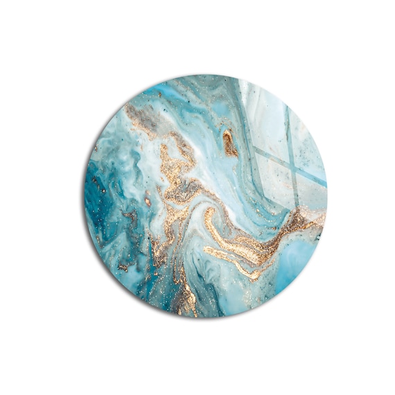 Tempered Glass Wall Art-Round Wall Art Gift-Circle Wall Art-Tempered Glass Art-Glass Wall Decor-Glass Printing-Round Wall Decor